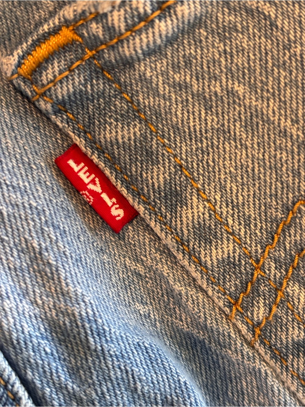 LEVI’S Ribcage High Rise Light Blue Light Wash Straight Leg Women's Jeans Sz 27 - Picture 5 of 14